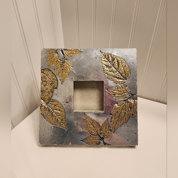 ❤️ 3/$25 Fancy Frames Silver Gold Leaf Frame - Picture 1 of 4